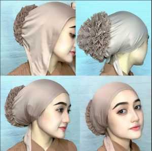 Inner Turki Ciput Turki Dalaman Hijab Inner Renda Premium