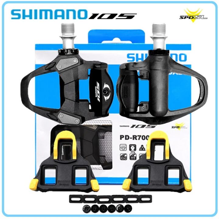Bike Pedals Shimano 105 PD-R7000 Pedals Clipless With SH11 Cleat