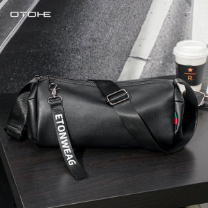 OTOHE Men Bags Shoulder Bag Fashion Cross Body Bag Leisure Messenger Bag Soft PU Bag Large Capacity Sling Bag Lightweight Casual Bag Men Fashion Leisure Bag Waterproof for Sport Street Travel Outdoor