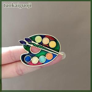 tuokaiguoji Fashion Enamel Palette Brooches For Women Clothing Coat Jewelry Accessries Gifts
