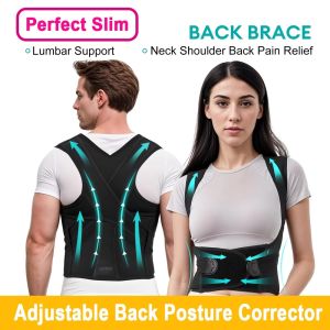 Back Posture Corrector Orthopedic Strap Adjustable Spinal Body Shaper Waist Trainer Belt Back Brace