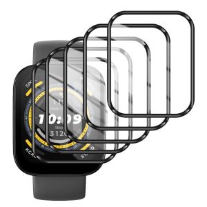 For Amazfit Bip 5 Full Curved Screen Protector for Bip5 Smart Watch HD Clear Anti-scratch Soft Protective Cover Film Not Glass