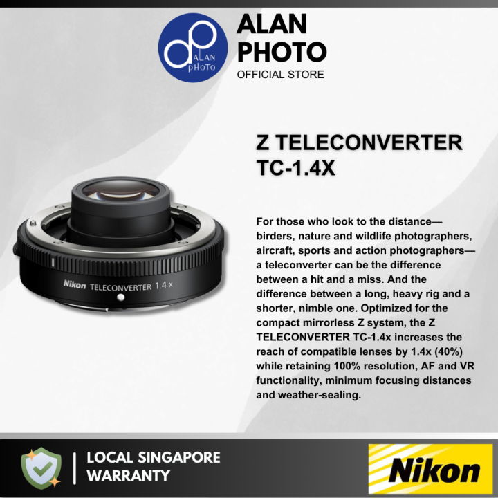 Nikon Z TELECONVERTER for Nikon Z 70-200mm Z 100