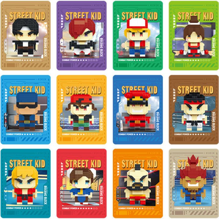 Street%20Kid%20Building%20Block%20The%20King%20of%20Fighters%20Building%20Block%20Mini%20Particle%20Building%20Block%20Model%20Toy%20Gift%20-%20Image%205