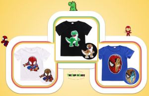 [SG Seller] Kids Dinosaur/SuperHero Color Changing T-shirt (Good Quality) - New Product❤️