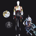 Genshin Impact Shenhe Cosplay Costume Shenhe Jumpsuit Wig Shen He Genshin Battle Suits Cosplay Anime Outfits. 