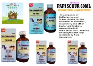 Papi Scour 60mL Antibacterial/Anti Infective