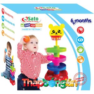 THẢ BÓNG BÉ YÊU - THÁP BÓNG LĂN Trò chơi vận động cho bé