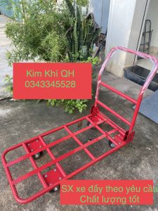 Xe Đẩy Hàng Tải Trọng Lớn 500kg mẫu mới Kt 50x100cm