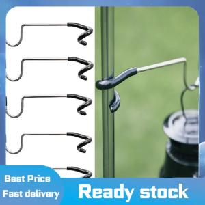 Sports🚴🏻‍♀️ Cắm trại ánh sáng cực móc thép không gỉ lều cực Đèn móc đa chức năng Cắm Trại Ngoài Trời ánh sáng đứng móc thiết bị cắm trại