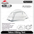 Naturehike JIM'S GEAR Series Hiking Tent Portable Ultralight Backpacking Tent 3 Bar Cross Structure 4 Seasons Camping Outdoor Picnic Beach Travel Tent 1-2 Persons 15D Nylon Waterproof Heavy Duty Original Nature Hike. 