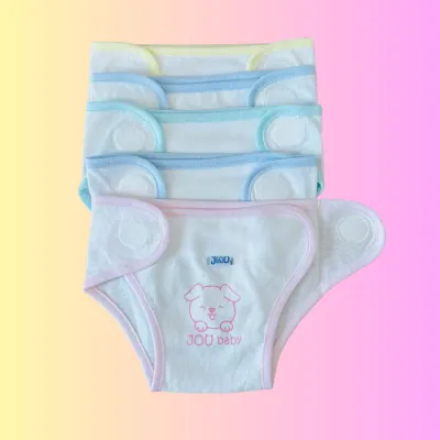 ( 3 Size/ 3-9Kg) - Set 5 -10 Tã Lót Tã Dán Sơ Sinh Cotton JOU cho bé trai bé gái - Miếng dán mềm mại thoáng mát - JOU TC 01