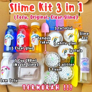 [Promo] Slime Kit 3 in 1 [Termurah] mainan anak lucu