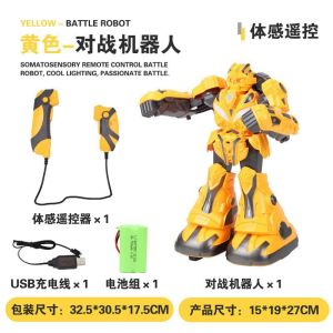LZD  Hot Selling Double Interactive Body Sense Remote Control Inligent Battle Robot ing Fighting Childrens Toys