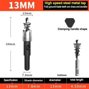 13 20.5 22 25.5 30mm Metal Holesaw Stainless Steel Alloy Cutter Drill Bit All Size Hole Saw Cutter