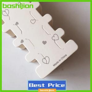 bashijian 50 cái kẹp tóc dài thẻ giấy hairband thẻ hiển thị cho DIY tóc trang sức đóng gói tóc Clip hairband Vòng đeo tay Giá bán lẻ tag