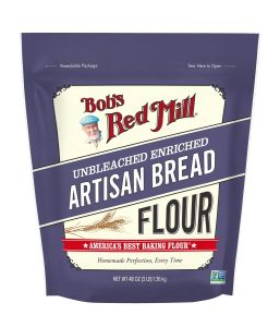 Bobs Red Mill Artisan Bread Flour 2.27kg. บ๊อบ เรด มิลล์ แป้งขนมปัง อาร์ติซาน 2.27 กิโลกรัม *ส่งไว*