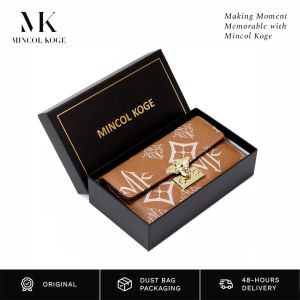 MINCOL KOGE Tas Dompet panjang Wanita FREE BOX Tas Dompet Selempang Wanita Sling Bag - (JL-2001)