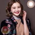Lens 1 tháng 30 ngày Kính áp tròng Korea Nâu Latte giống màu mắt -  Honey U Choco đường kính 14.2mm. 