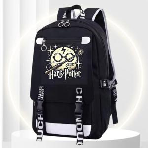 Js Stlye Tas Sekolah NEW HARRY POTTER 0044 Uniseks Tas Ransel Bahu GandaTas Laptop Mochila 4in1 anak