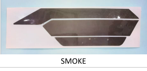 HONDA RSX 150/WINNER-X TINTED METER - TITANIUM KARAT SMOKE BLACK (Oracle brand Tinted)