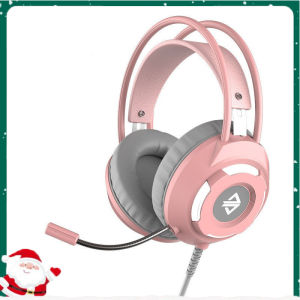 Ajazz AX120 USB Wired Headset 3.5mm Stereo Gaming Headset Noise Cancelling Headphone with Mic 50mm