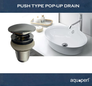 *SG READY STOCK* AQUAPERL- Pop Up Basin Waste Push Button Click