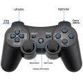 Ceozon PS3 Controller Wireless 2 Pack Gamepad Compatible with Sony PS3 Controller Wireless Remote Joystick with Charging Cables Black and Black. 