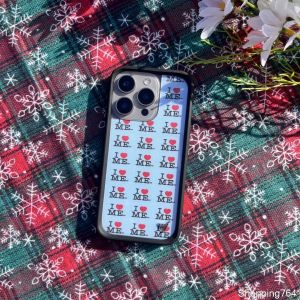Angel Wing Wildflower Tiger Blossom Phone Case for iPhone 16 15 12 14 13 17 Pro Max Plus Air Love yourself WF shockproof Cover