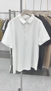 Áo len cao cấp polo Áo sơ mi nam tay ngắn cao cấp phong cách kinh doanh thoải mái cho nam T Áo polo cổ cho nam