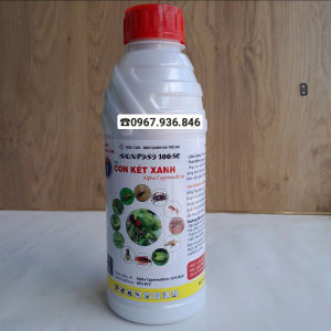 Santoso 100SC - Hiệu Con Két Xanh -Vẹt xanh tên cũ- Chai 1Lit-  diệt trừ ruồi vàng bướm côn trùng AgriHG