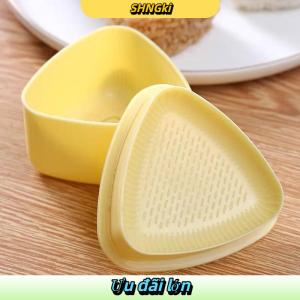 SHNGki New DIY Sushi khuôn onigiri gạo bóng thực phẩm Báo Chí tam giác Sushi Maker khuôn Nhật Bản nhà bếp Bento phụ kiện công cụ