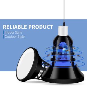 Number One LED Mosquito Lamp Indoor and Outdoor Mosquito Light E27 Household Lighting No Radiation Insect Killer Flies Trap Lamp Outdoor Tool Garden Light Camping Light