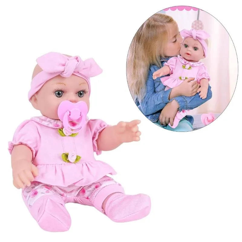 12Inch Life Like Reborns Baby Dolls Silicone Full Body Girl Doll