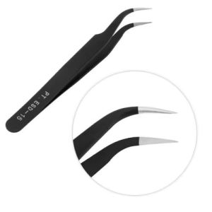 Pinset Black pinset eyelash extension pinset bulumata