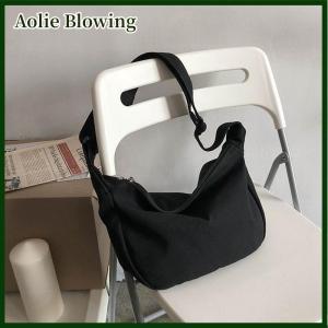 Aolie Canvas Crossbody Túi công suất lớn hip-hop phong cách đường phố cho cả nam giới và phụ nữ