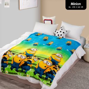 Selimut Bulu Super Lembut Dewasa Motif Ukuran 125 X 175 cm Kualitas Import Terbaik