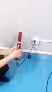 Terahertz Energy Therapy Device Red Crystal Tube Hot Air Massager for Full Body Relaxation Home Use