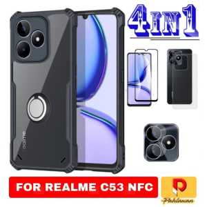 PAKET 4 IN 1 HARD CASE REALME C53 NFC / REALME C55 NFC / REALME NARZO 50 2022 SOFCASE SUPER SLIM EXCELLENT CINCIN RINKG