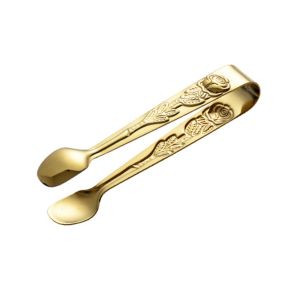 MNTT Stainless Steel Kitchen Accessories Tea Bar Tools Sugar Clip Ice Tongs Food Serving Tongs Ice Cube Clamp