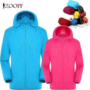 Ultra-Light Rainproof Windbreaker Jacket Breathable Waterproof Windproof for Women Men