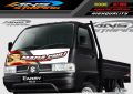 STIKER DECAL KAP DEPAN MAFIA CHILI MOBIL L300 / STIKER KABIN DEPAN MOBIL CARRY PICK UP / STICKER TERBARU GRANMAX. 