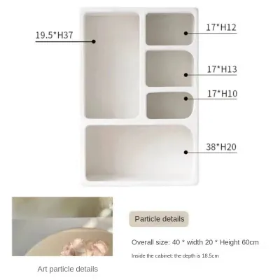 Cabinet Entryway Cave Cabinet Living Room Storage Cabinet Display Light Luxury Floor Decorative Cabinet Floor Bookcase