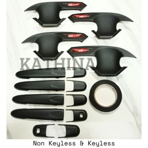 Paket Outer Handle Cover Pintu Mobil All New Avanza 2012-2021 Hitam