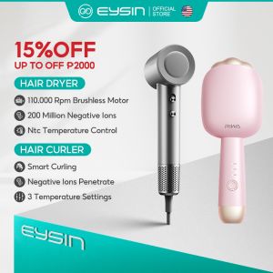 EYSIN THD21 High Speed Hair Dryer High Power Quick Drying Fast & Strong Airflow Light Negative lons