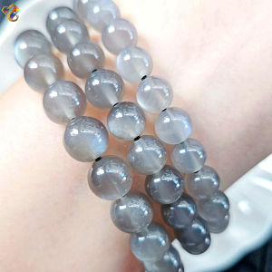 Premium Grade Greyish Andesine Labradorite Bracelet