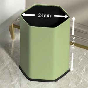 Sacesr Bathroom Trash Can Stainless Steel Trash Cans Large Capacity Bedroom Litter Bin Luxury Kitchen Living Room Dustbin Home Cleaning 9Y3K6