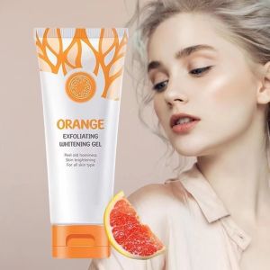 Gmeelan Orange Exfoliator Gel 50g Whitening Gel for Face Whitening Gel Deep Cleansing Blackhead Removal Face Scrub / NASA SHOOP