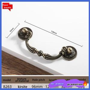 Fkend Đồ nội thất cổ điển Châu Âu Màu đỏ/xanh lá đồng tay nắm tủ bếp ngăn kéo tủ giày tay cầm bằng hợp kim kẽm