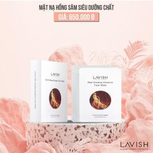 Mặt Nạ Hồng Sâm Siêu Dưỡng Chất Lavish Red Gingseng Essence Face Mask